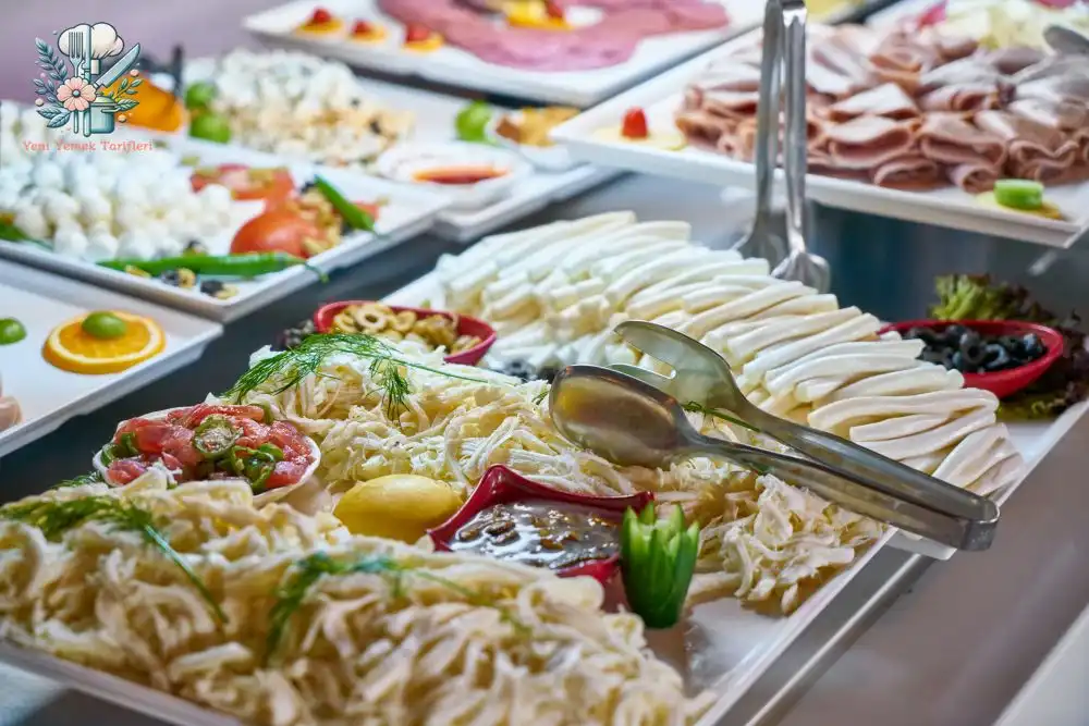 Örnek Soğuk Büfe Yemekleri ve İçecekler 1