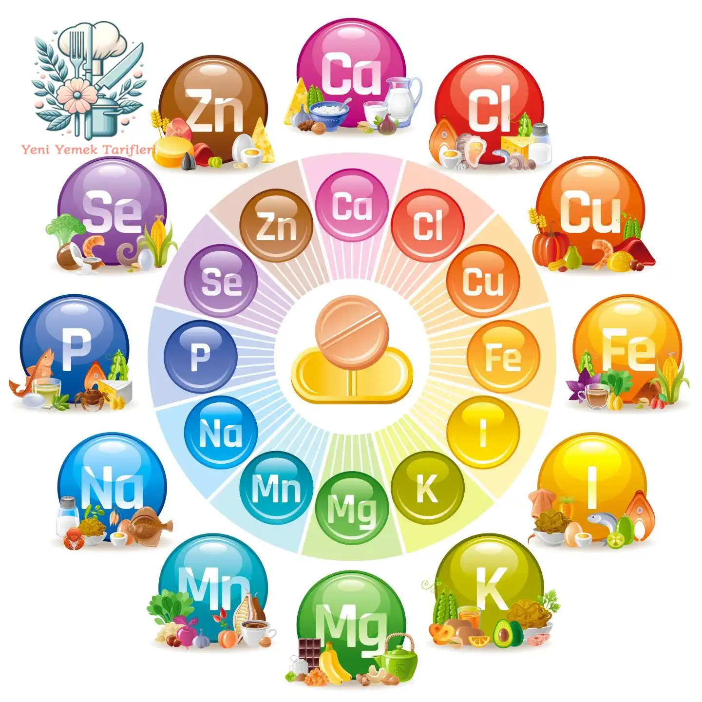 YYT Sağlığımız için gerekli Madensel Maddeler 1